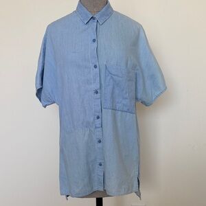 Zara Light Blue women’s Casual Shirt
